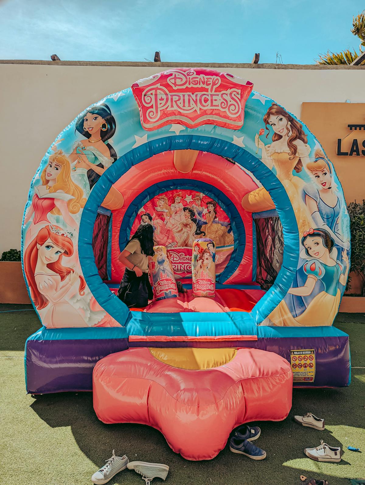 Combo Bounce and Slide — inflatable bounce house with attached slide