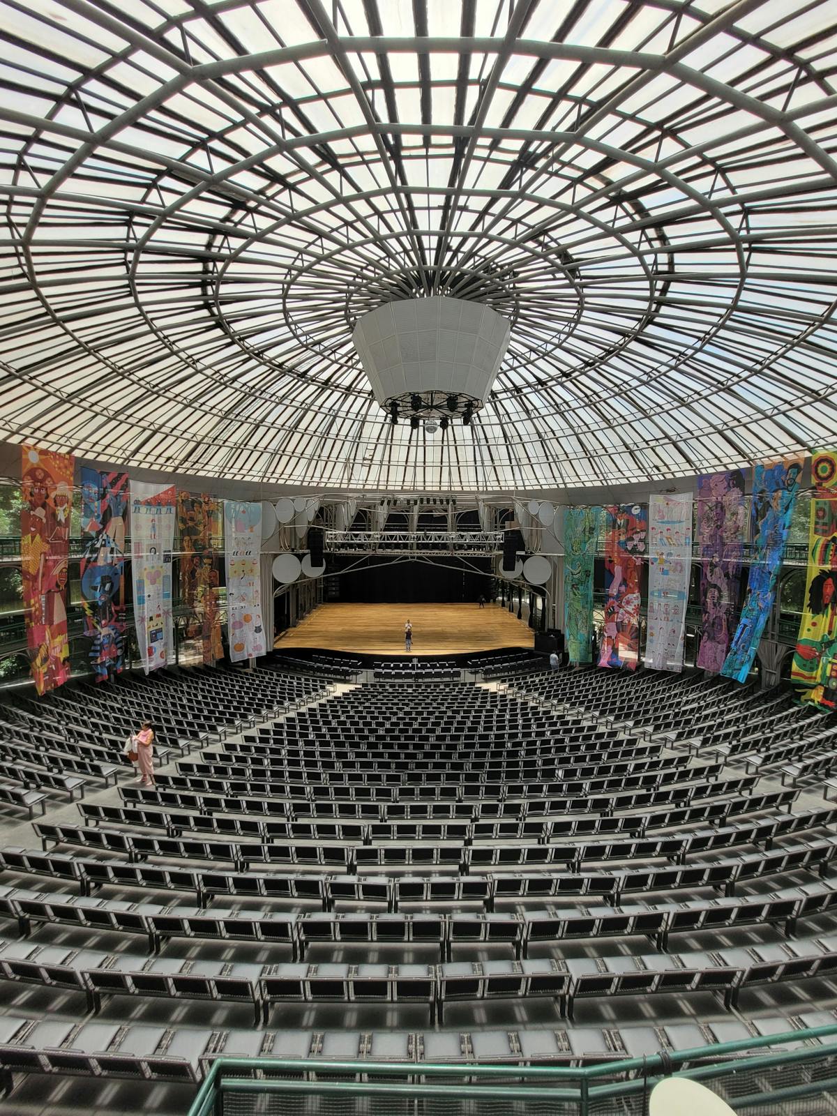 The Grand Pavilion — large clear-span event structure interior