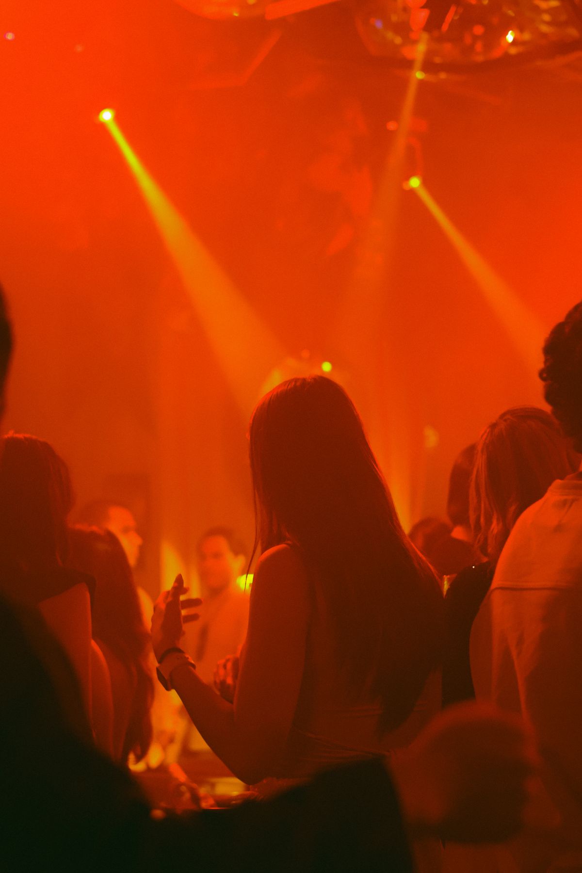 The Lounge Cube — small inflatable nightclub structure with RGB LED lighting